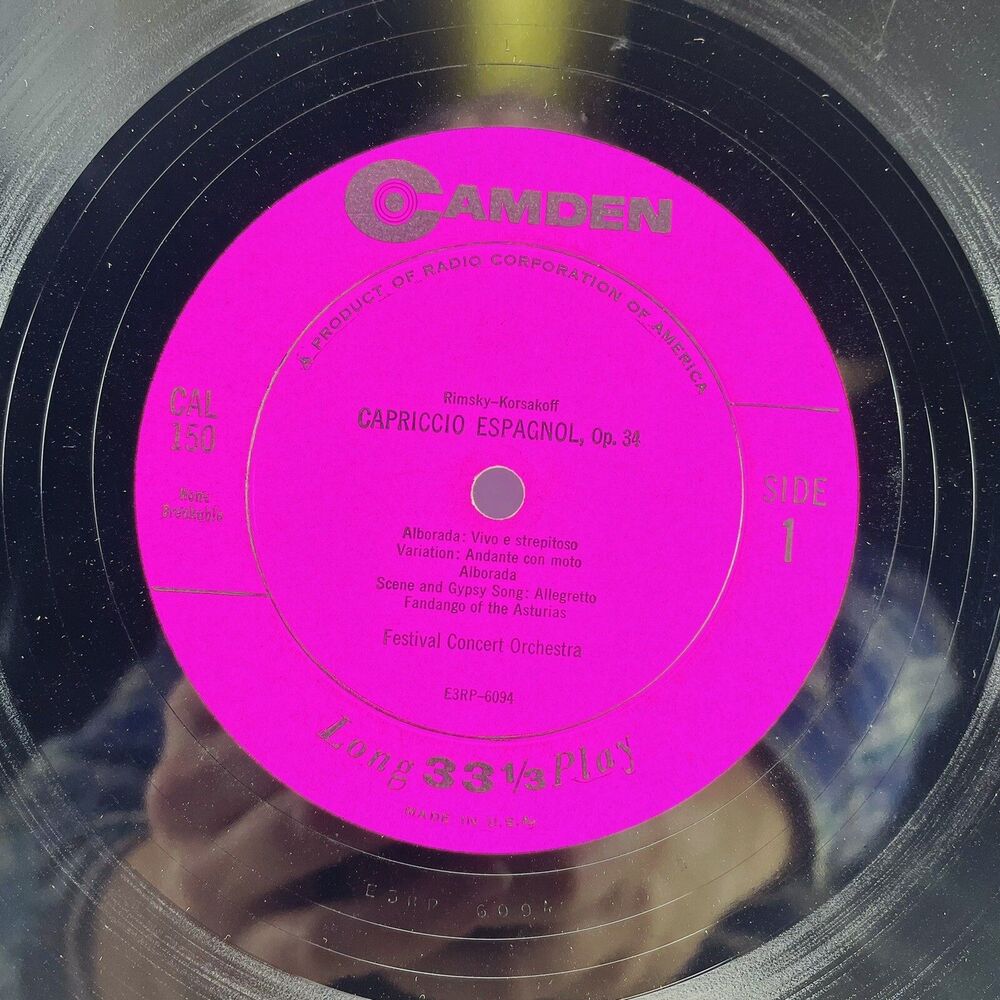 Rimsky-Korsakov Kodály Festival Orchestra Capriccio Espagnol Op 34 LP CAL-150 - Picture 5 of 9